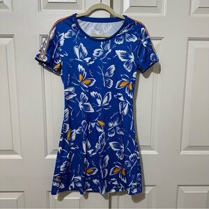 Adidas x Farm Rio Butterfly Athletic Dress Stretch Preppy Tennis Golf Womens S